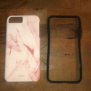 Blush brushed phone case — iPhone 8 Plus
